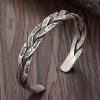 Pulseira de Cobre com Peixe Koi para Prosperidade Koi Fish Copper Wealth Cuff Bracelet