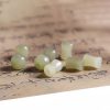 Pulsera Protectora contra Espíritus Malignos de Madera de Abelia y Jade Hetian Natural Abelia Wood Hetian Jade Evil Spirits Warding Bracelet