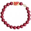 Pulseira Abençoada de Carpa de Cinábrio Natural Natural Cinnabar Koi Fish Blessing Bracelet