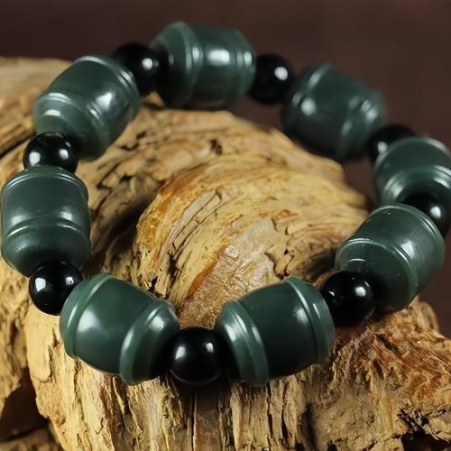 Pulsera Curativa de Jade Cian Natural Pulsera Curativa de Jade Cian Natural