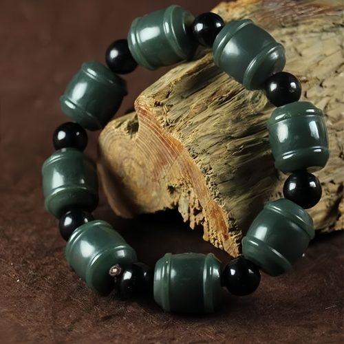 Pulsera Curativa de Jade Cian Natural Pulsera Curativa de Jade Cian Natural