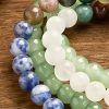 Pulsera de la Suerte de Aventurina Verde Natural con 108 Cuentas Natural Green Aventurine Luck Bracelet with 108 Beads