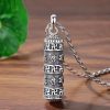 Collar de sabiduría de cobre Om Mani Padme Hum Om Mani Padme Hum Copper Wisdom Necklace