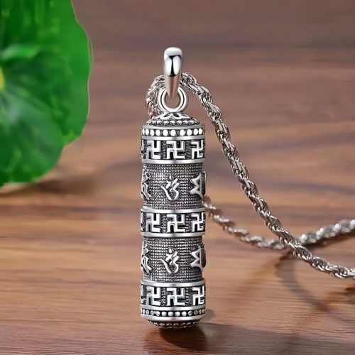 Collar de sabiduría de cobre Om Mani Padme Hum Collar de sabiduría de cobre Om Mani Padme Hum