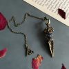 Pingente de Colar Curativo de Cobre com Pentagrama Pentagram Copper Healing Necklace Pendant