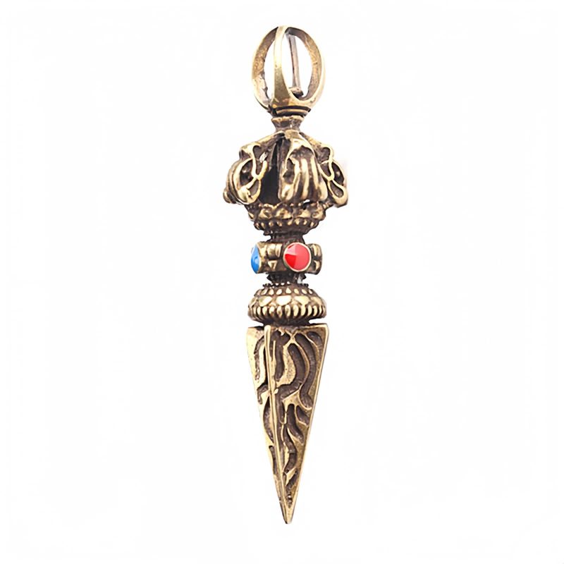 Pingente de Colar Curativo de Cobre com Pentagrama Pentagram Copper Healing Necklace Pendant