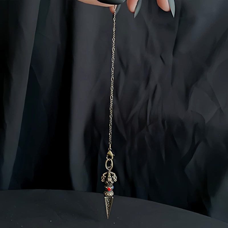 Pingente de Colar Curativo de Cobre com Pentagrama Pentagram Copper Healing Necklace Pendant