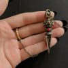Pingente de Colar Curativo de Cobre com Pentagrama Pentagram Copper Healing Necklace Pendant