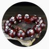 Pulsera de Sándalo Rojo Yin Yang: Armonía y Protección Red Sandalwood Yin Yang Harmony Bracelet