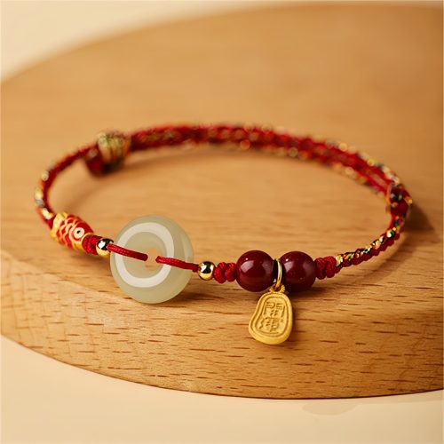 Sterling Silver Koi Fish Jade Luck Bracelet Sterling Silver Koi Fish Jade Luck Bracelet