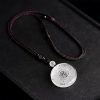 Colgante de Cristal Liuli Yin Yang de las Cinco Montañas Sagradas Taoístas Taoist Five Sacred Mountains Yin Yang Liuli Crystal Pendant