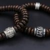 Pulsera Tibetana de Cáscara de Coco Om Mani Padme Hum Tibetan Coconut Shell Om Mani Padme Hum Bracelet