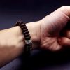 Pulsera Tibetana de Cáscara de Coco Om Mani Padme Hum Tibetan Coconut Shell Om Mani Padme Hum Bracelet