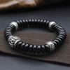 Pulsera Tibetana de Cáscara de Coco Om Mani Padme Hum Tibetan Coconut Shell Om Mani Padme Hum Bracelet