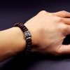 Pulsera Tibetana de Cáscara de Coco Om Mani Padme Hum Tibetan Coconut Shell Om Mani Padme Hum Bracelet