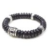 Pulsera Tibetana de Cáscara de Coco Om Mani Padme Hum Tibetan Coconut Shell Om Mani Padme Hum Bracelet