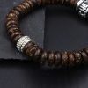 Pulsera Tibetana de Cáscara de Coco Om Mani Padme Hum Tibetan Coconut Shell Om Mani Padme Hum Bracelet