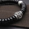 Pulsera Tibetana de Cáscara de Coco Om Mani Padme Hum Tibetan Coconut Shell Om Mani Padme Hum Bracelet