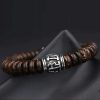 Pulsera Tibetana de Cáscara de Coco Om Mani Padme Hum Tibetan Coconut Shell Om Mani Padme Hum Bracelet