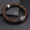 Pulsera Tibetana de Cáscara de Coco Om Mani Padme Hum Tibetan Coconut Shell Om Mani Padme Hum Bracelet