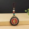 Llavero de Concha Tibetana Om Mani Padme Hum Tibetan Conch Om Mani Padme Hum Key Chain