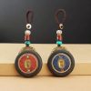 Llavero de Concha Tibetana Om Mani Padme Hum Tibetan Conch Om Mani Padme Hum Key Chain