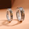 Anel Casal de Cobre Tibetano Om Mani Padme Hum Tibetan Copper Om Mani Padme Hum Couple Ring