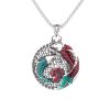 Collar curativo de pez Koi de cobre tibetano Tibetan Copper Koi Fish Healing Necklace