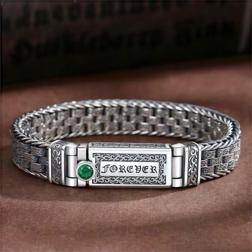 Pulseira Tibetana de Cobre Om Mani Padme Hum com Design de Flor para Paz Pulseira Tibetana de Cobre Om Mani Padme Hum com Design de Flor para Paz