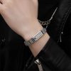 Pulseira Tibetana de Cobre Om Mani Padme Hum com Design de Flor para Paz Tibetan Copper Om Mani Padme Hum Flower Design Peace Bracelet