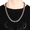 Collar y Pulsera de Acero de Titanio con Diseño de Dragón Tibetano Tibetan Dragon Pattern Titanium Steel Necklace & Bracelet