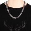 Collar y Pulsera de Acero de Titanio con Diseño de Dragón Tibetano Tibetan Dragon Pattern Titanium Steel Necklace & Bracelet