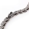 Collar y Pulsera de Acero de Titanio con Diseño de Dragón Tibetano Tibetan Dragon Pattern Titanium Steel Necklace & Bracelet