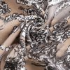 Chal envolvente con estampado floral tibetano Tibetan Floral Pattern Shawl Wrap