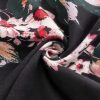 チベットの花柄ショール - 温かい快適なスカーフ Tibetan Flower Print Shawl - Cozy Warm Scarf