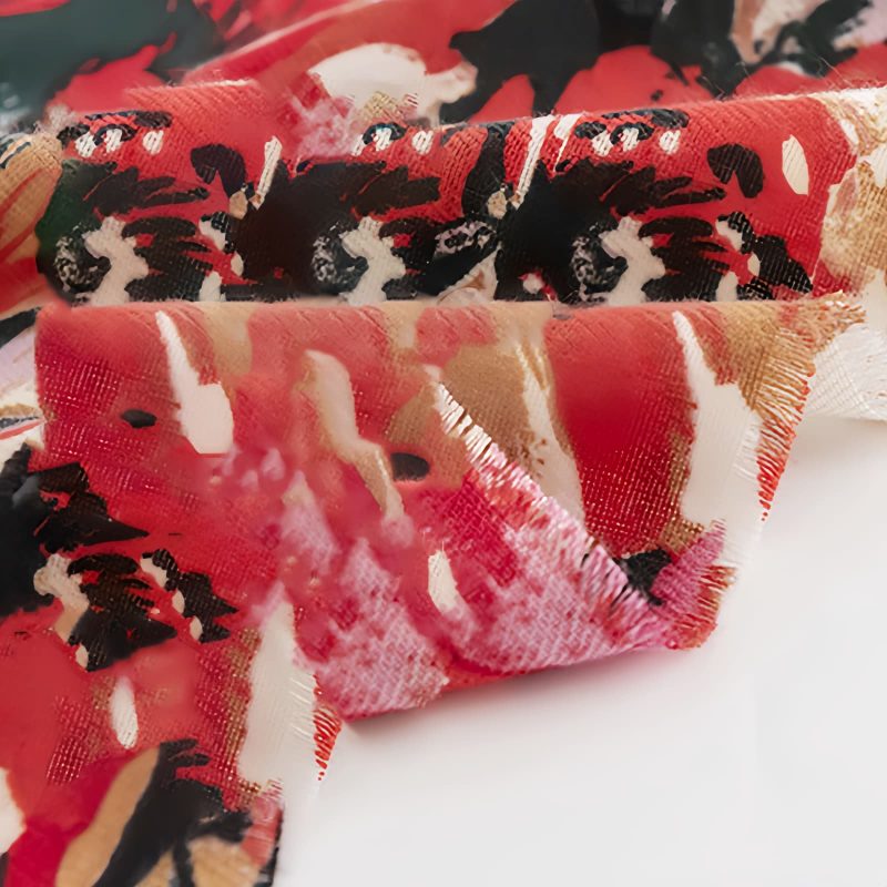チベットの花柄ショール - 温かい快適なスカーフ Tibetan Flower Print Shawl - Cozy Warm Scarf