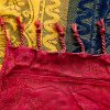 Manta Floral Tibetana Teñida a Mano Tibetan Hand-Dyed Floral Blanket
