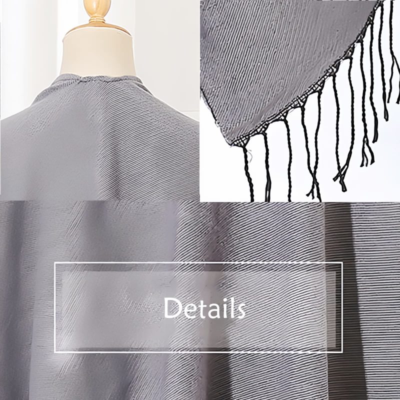 ポケット付きチベット幾何学模様マント Tibetan Geometric Mandala Shawl with Pockets