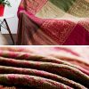 Mantas Tibetanas Teñidas a Mano Multicolores Tibetan Multicolored Hand-Dyed Blanket