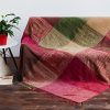 Mantas Tibetanas Teñidas a Mano Multicolores Tibetan Multicolored Hand-Dyed Blanket