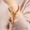 Gelang Pesona Ruyi Om Mani Padme Hum Berwarna-warni Tibet Tibetan Multicolored Om Mani Padme Hum Ruyi Charm Bracelet
