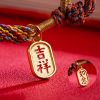 Gelang Pesona Ruyi Om Mani Padme Hum Berwarna-warni Tibet Tibetan Multicolored Om Mani Padme Hum Ruyi Charm Bracelet