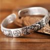 Pulsera de Abundancia de Riqueza de Cobre Blanco Tibetano Tibetan White Copper Wealth Abundance Bracelet