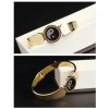 Pulsera Tibetana de Acero de Titanio con Símbolos Yin Yang y Loto Tibetan Titanium Steel Yin Yang Lotus Bracelet