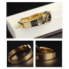 Pulsera Tibetana de Acero de Titanio con Símbolos Yin Yang y Loto Tibetan Titanium Steel Yin Yang Lotus Bracelet