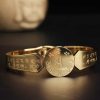 Pulsera Tibetana de Acero de Titanio con Símbolos Yin Yang y Loto Tibetan Titanium Steel Yin Yang Lotus Bracelet