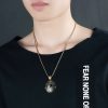 Collar de Equilibrio Yin Yang de Acero de Titanio Yin Yang Titanium Steel Balance Necklace
