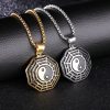 Collar de Equilibrio Yin Yang de Acero de Titanio Yin Yang Titanium Steel Balance Necklace