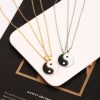 陰陽ヘマタイトカップルネックレス Yin Yang Hematite Couple Necklace