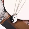 陰陽ヘマタイトカップルネックレス Yin Yang Hematite Couple Necklace